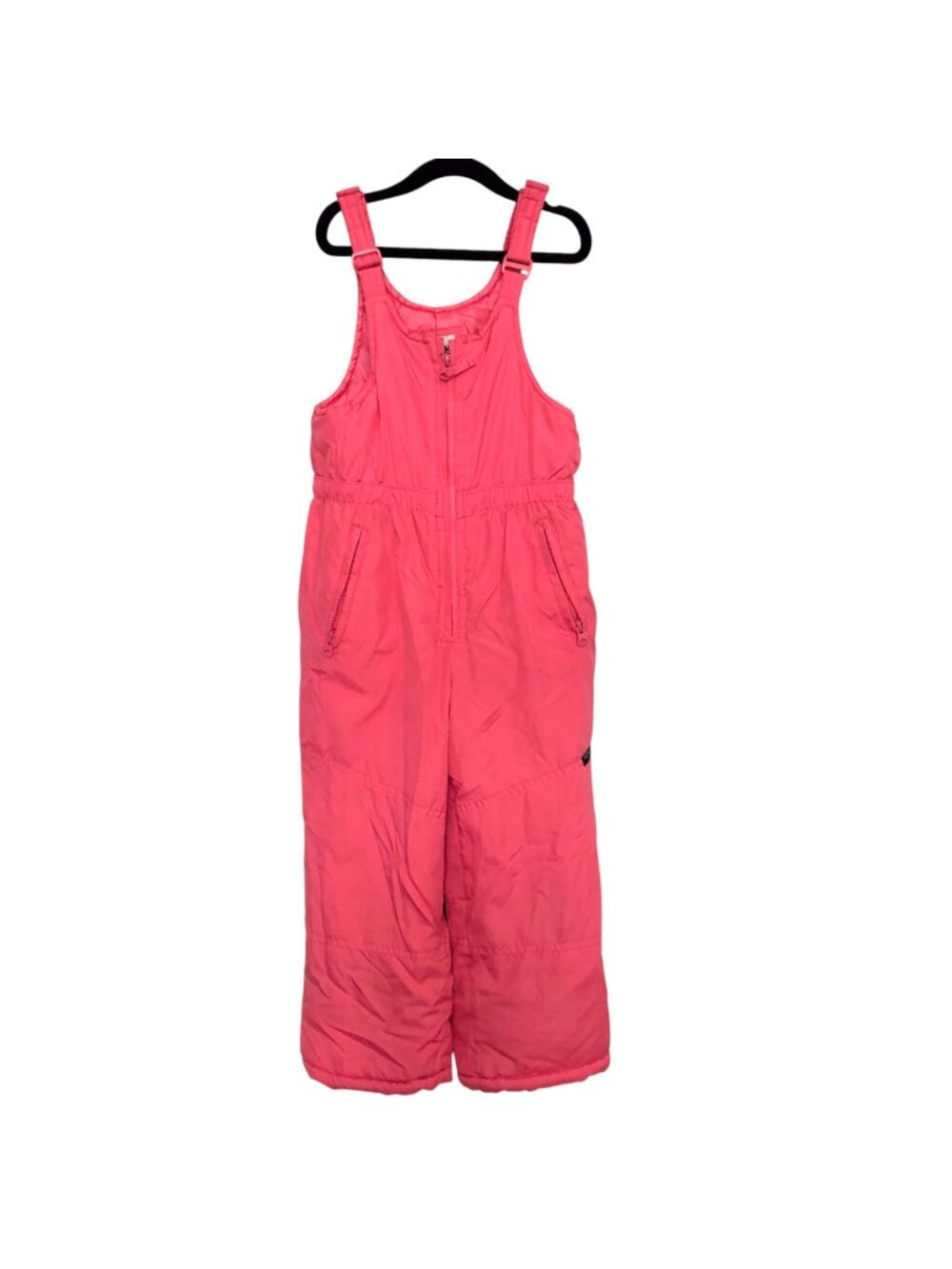 OshKosh Bgosh Girl's Pink Insulated Snow Bib Overalls M/5-6